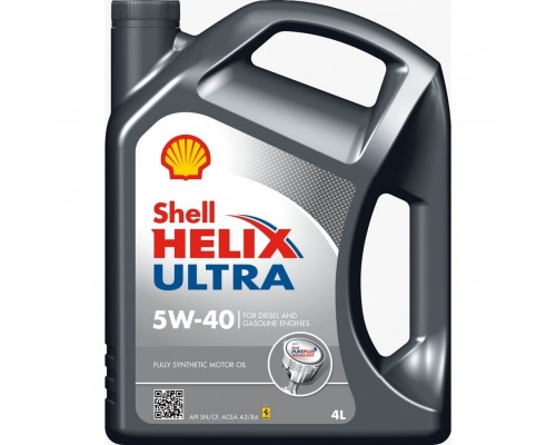 Моторна олива SHELL Helix Ultra SAE 5W-40 SN/CF (4л)