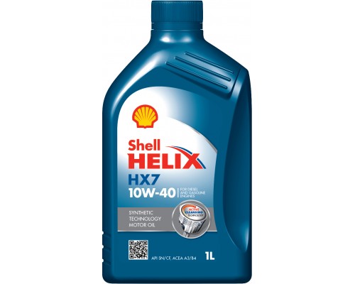 Моторна олива SHELL Helix HX7 SAE 10W-40 (1л)