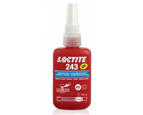 Фіксатор різьби Loctite 243 анаеробний, середньої міцності 50 мл