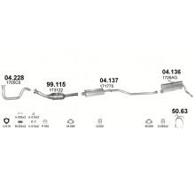 Глушник задн. CITROEN BERLINGO Polmostrow 04.136