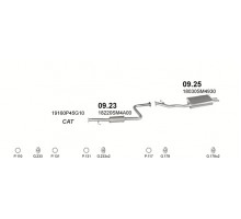 Глушник центр. HONDA ACCORD Polmostrow 09.23