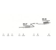 Глушник центр. HONDA ACCORD Polmostrow 09.27