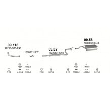 Глушник центр. HONDA CIVIC Polmostrow 09.57