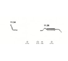 Глушник задн. ВАЗ 2115 Polmostrow 11.26