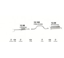 Глушник центр. MAZDA 626 Polmostrow 12.98