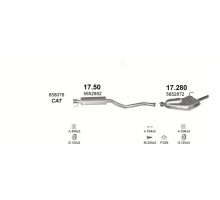 Глушник задн. OPEL VECTRA Polmostrow 17.280