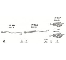 Глушник задн. OPEL ASTRA Polmostrow 17.291