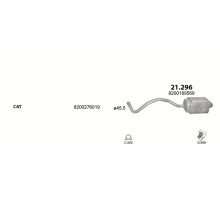 Глушник задн. RENAULT MEGANE Polmostrow 21.296