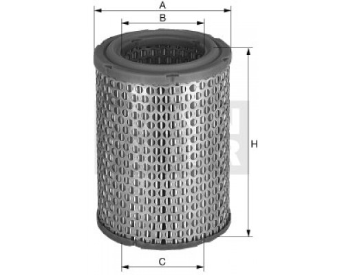 Повітряний фільтр MANN C1451