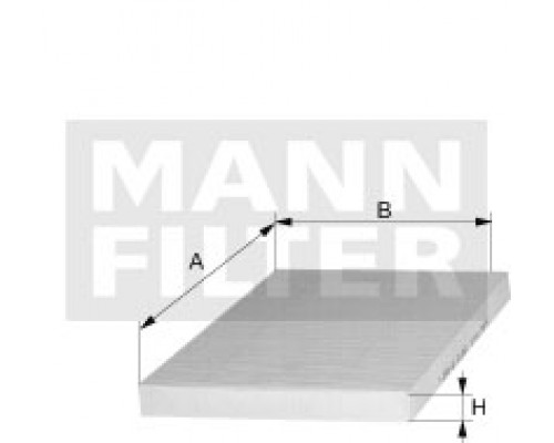 Фільтр салону MANN CUK26019