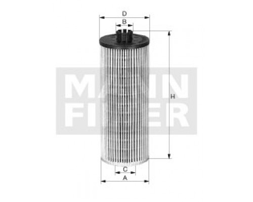 Масляний фільтр MANN HU6018Z